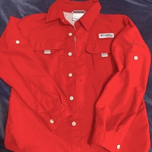 Boys Columbia omni-shade long sleeve